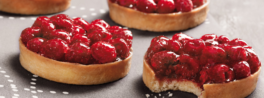 Tartelettes aux framboises